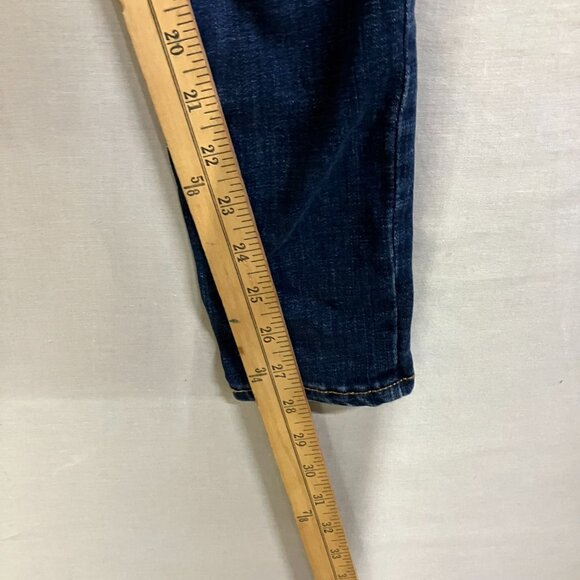 Levi's Women's Size 24 Blue 721 High-Rise Skinny Jeans Dark Wash Denim - Picture 13 of 13